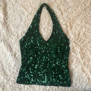 Festival or going out sequin top